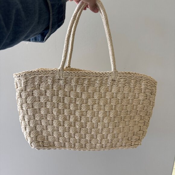 NEW Papyrus Beach Bag for Women Summer Tote - Picture 3 of 7